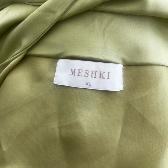 Meshki Light Green Backless Dress - Picture 3 of 5